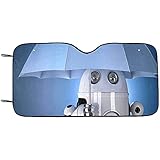 Rendimiento:la tela Oxford + material de papel de aluminio de alta calidad puede bloquear eficazmente el sol de su automóvil,proteger eficazmente el interior de su automóvil contra el envejecimiento,el calor y crear el ambiente interior más cómodo y fresco.