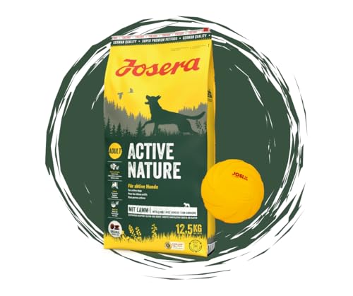 Josera - Hundefutter - Josera Exclusive ActiveNature - Trockenfutter mit Lamm & Geflügel für aktive Hunde 12,5 KG + Goodie Frisbee