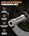 MateAuto Axle Spindle Rethreading Kit,16 Piece Precision Restorer Master Repair Kit, Essential Tool for Mechanics - Includes Thread File and Axle Spindle Thread Chaser Set (16 Piece)