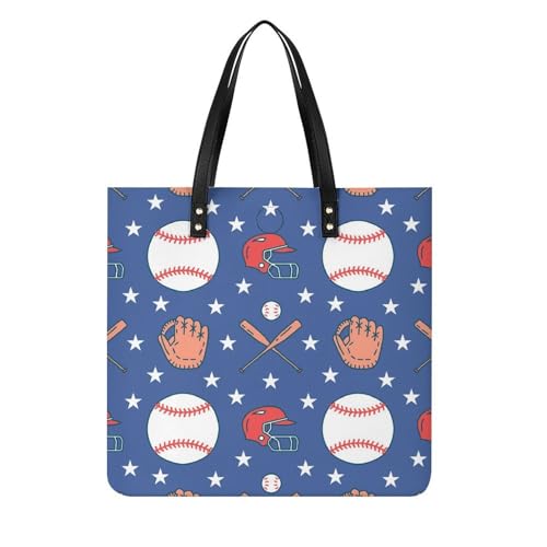 Sac de voyage pour femmes : le tote bag imprimé baseball qui simplifie vos trajets urbains