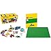 LEGO 10696 Classic La boîte de Briques créatives, Rangement Facile des Jouets, Cadeau de Fan LEGO Masters & 10700 Classic La Plaque de Base Verte de 25 x 25 cm