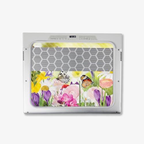 Image of MightySkins Carbon Fiber Skin Compatible with Alienware X14 R2 (2023) Full Wrap Kit - Butterfly Hangout | Protective, Durable Textured Carbon Fiber Finish | Easy to Apply | Made in The USA