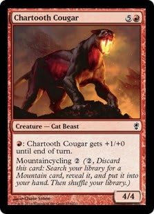 Magic The Gathering - Chartooth Cougar - Conspiracy
