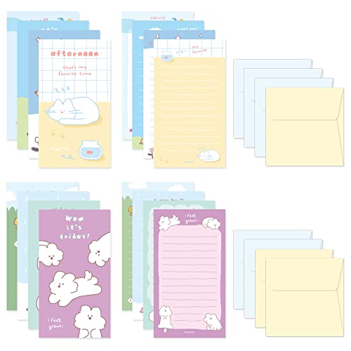 mCN Xg[[^EAt^k[ ~j+ 8 C Zbg - Story town Afternoon C Mini Letter Paper Set 32 + 16