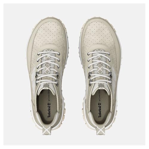 Timberland Timberland Women's Greenstride Motion 6 Low Lace-Up Hiking Boots, White Nubuck, 8.5 Medium