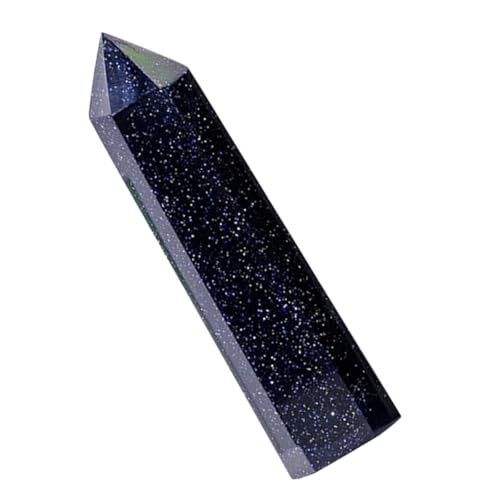 LALAFINA Pilar de Cristal Hexagonal de Piedra Natural Tacto Cómodo para Decoración de Oficina y Hogar, Columna de Cristal de 7-8 Cm para Amantes Meditación y Energía