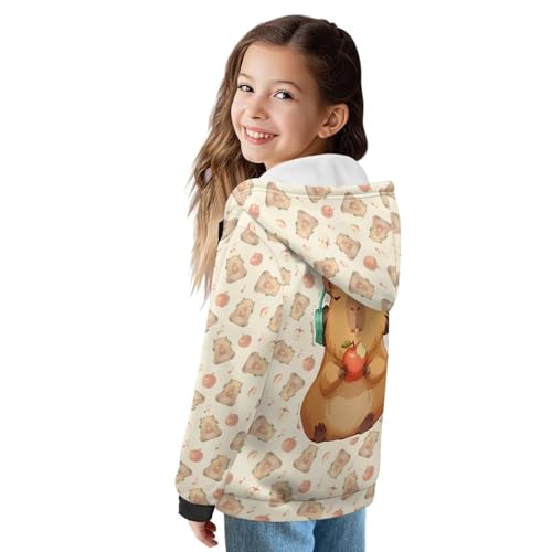 Teens Girl Zip Up Hoodies Casual Hooded Sweatshirt with Pockets Soft Lining Long Sleeve Jacket for Fall Winter S-XL2