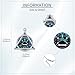 MONGAS Therian Necklace Sterling Silver Therian Triangle Necklace Paw Viking Jewelry Gifts for Women