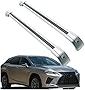 MotorFansClub Roof Rack Crossbars Fit for Compatible with Lexus RX RX350 RX350L RX300 RX450h RX450hL 2020 2021 Crossbars Roof Rail Cargo Luggage Rack Silver