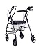 GJX Andadores Ancianos Plegable Andador Carro Creativo Light- Viejo De Cuatro Ruedas Compras, Compras Portátil Plegable Walker