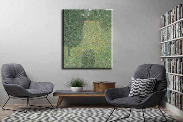 Amazon.com: Gustav Klimt-Landscape Garden (Meadow in Flower) 1906