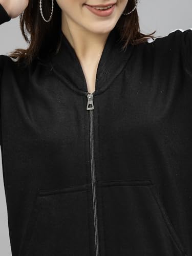Image of UZARUS Women Cotton Full Zipper Sweatshirt Fleece Jacket for Winter