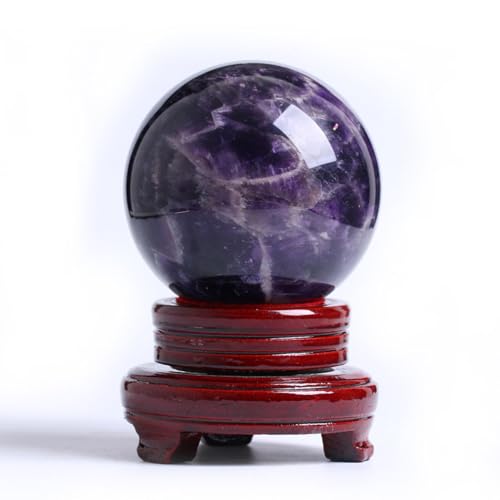 水晶玉 水晶 丸玉 パープル ナチュラル・ファンタジー 紫水晶玉 完全天然水晶玉 ンクリアクォーツ丸玉 水晶ボール 開運 幸運 占い ヒーリング 守護 心を癒すパワーを持つ水晶球体,Purple-2cm