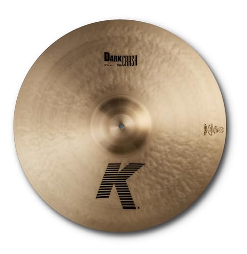 Cymballe 20 K Zildjian Dark Crash Thin à ouverture rapide et résonance grave contrôlée