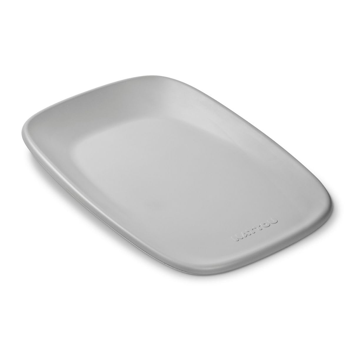 Nattou Cambiador bebe - Softy Cambiador silicona bebe de suave espuma de PU - Lavable - 50 x 70 cm - Gris