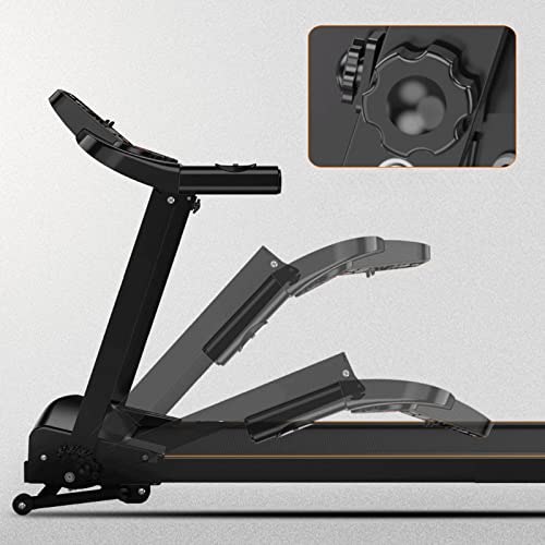 Image of Quiet Folding Electric Treadmill Fitness Home Gym Treadmill Treadmill (Black)