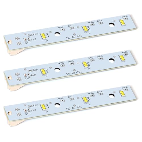 Upgrad WR55X26671 Refrigerators LED Light Board for GE Refrigerator(3 Pcs)