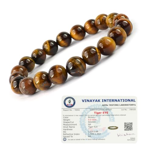 Image of Reiki Crystal Products Certified Natural Crystal Stone Round 10 mm Beads Bracelet for Men and Women | Reiki Charged Gemstone Jewellery Bracelet| Multiple Stone Variants Available