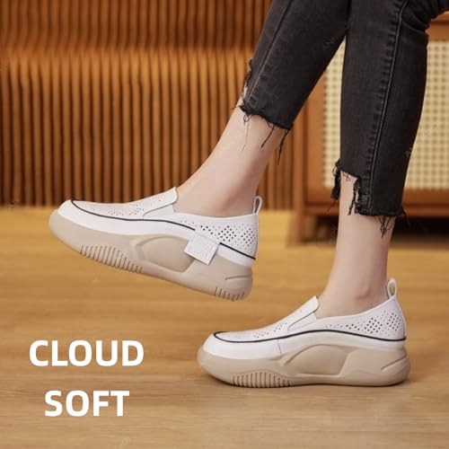 Y2k Platform Chunky Sneakers for Women and Girls Retro Mesh Breathable Aesthetic Summer Casual Walking Shoes for Travel3