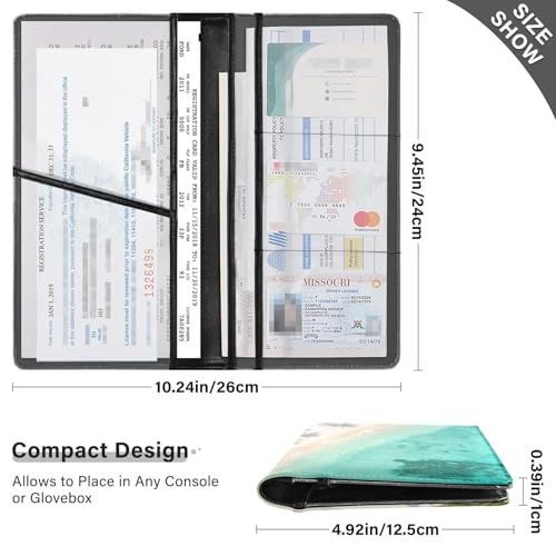 Organizador de documentos para auto slim miniatura 3