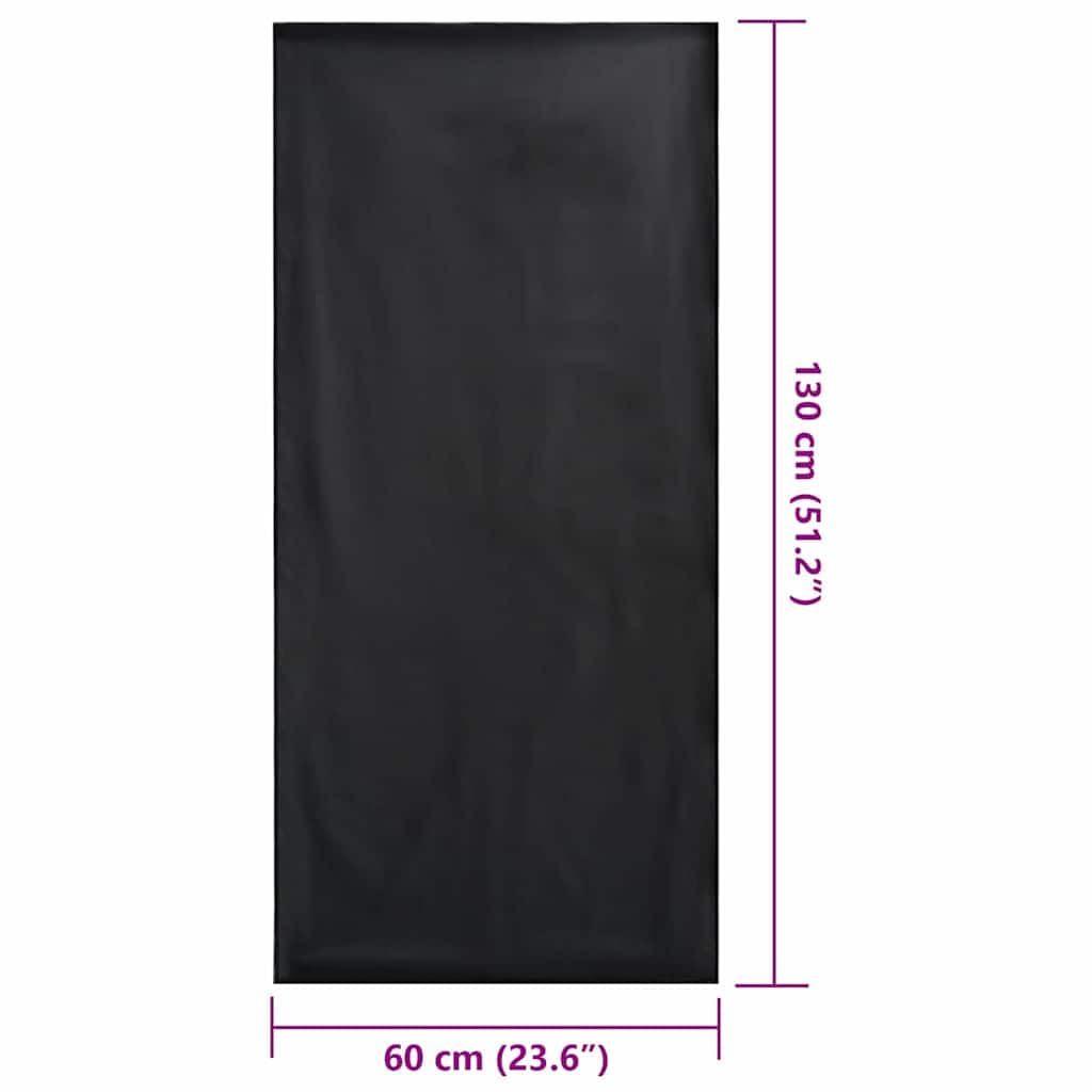 Außenstuhl Handtücher Set 2 Stück Schwarz 130 x 60 cm Polyester schnelltrocknend saugstark rutschfest für Garten Terrasse Pool Spa