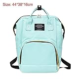 Capacidad: 20-35 litros SHUX Momia Mochila Cremallera Bolsa de Maternidad de Viaje de Gran Capacidad Bolsa de pañales Bolsa de Lactancia Multifuncional Mochila Cuidado del bebé, 2
