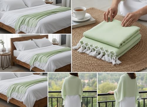 Image of Soft Dull Cotton Bhagalpuri Chadar for Summer | Lightweight and Breathable Chadar for Sleeping | Odhne Wali Chadar for All Season Use Blanket