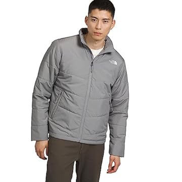 THE NORTH FACE Jaqueta masculina isolada Junction, 2GG, cinza claro, Cinza mesclado, XGG