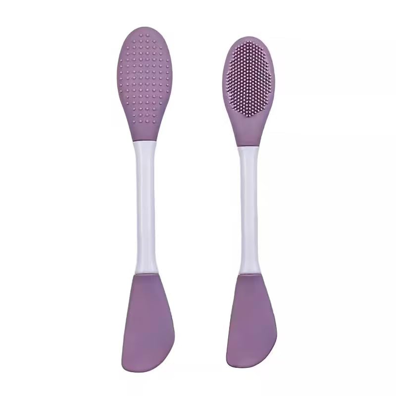 Dual‑Ended Silicone Mask Brush, 2 PCS Silicone Face Mask Applicator