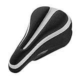 Ranura hueca, cómoda y transpirable, funda de cojín de silicona suave, tela de de nylon de superficie, silicona gruesa, cojín de esponja en el interior.