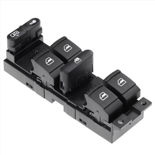 Interrupteur lève-vitre conducteur Skoda Fabia 1999-2008 commande 4 vitres