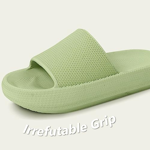 Image of Menore Slippers for Women and Men Quick Drying, Parent-Child EVA Open Toe Soft Slippers, Non-Slip Soft Shower Spa Bath Pool Gym Beach House Sandals for Indoor & Outdoor