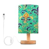 Taille parfaite : cette petite lampe de table mesure 24,7 x 13 cm, adaptée pour la chambre, la chambre d'amis, le salon, la salle d'étude, la chambre d'enfants pour les filles et les garçons, le bureau, etc. Il ne prendra pas trop de place, répond à vos besoins d'éclairage