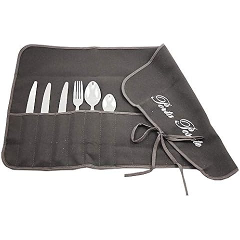 Magie di Casa Porta Cubiertos de Tela con Bordado Cover