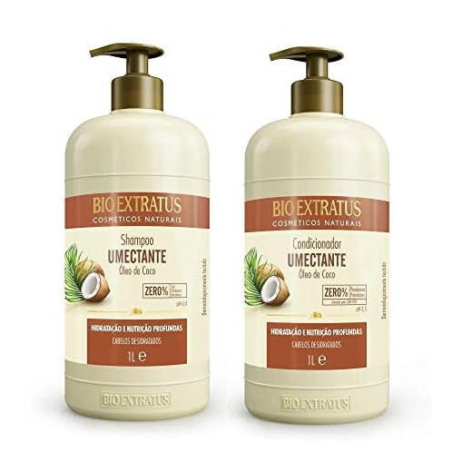 Kit Bio Extratus Umectante Óleo De Coco Shampoo E Condicionador 2-Litros