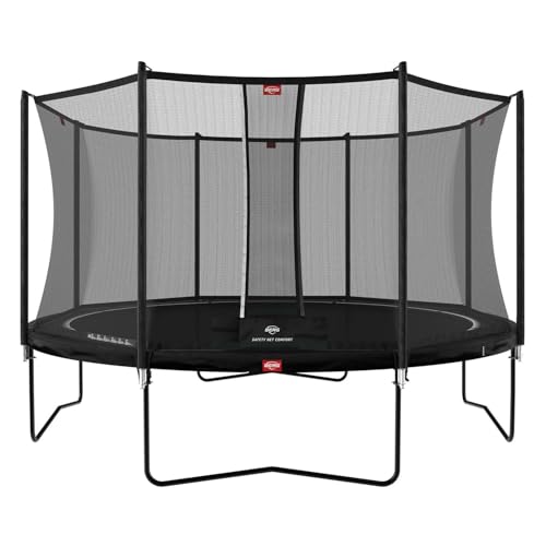 BERG Favorit Trampolin Ø 380 cm Schwarz