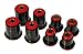 Prothane 7-219 Red Front Control Arm Bushing Kit with Shells