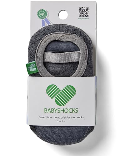 2-Pack Non-Slip Baby & Toddler Socks, Prevent Slips, Full Gripper Sole, Easy Slip-On, Stay-On Fit & Soft Comfort2