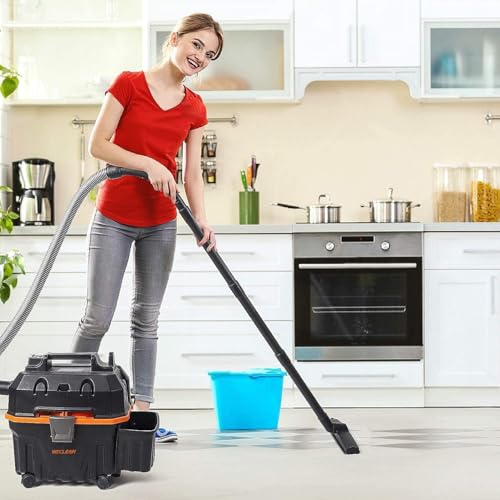 WECLEAN 4 Gallon 5.5 Peak HP Commercial Wet Dry Vacuum Cleaner Shop Vac for O...