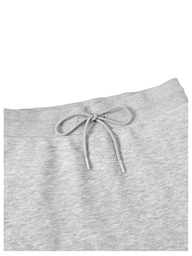 SHENHE Women's Drawstring Waist Casual Sweat Skirt Sports Mini Skirt with Pockets4
