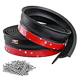 Universal 10FT Garage Door Threshold Bottom Seal Strip Weatherproof Rubber DIY Weather Stripping...