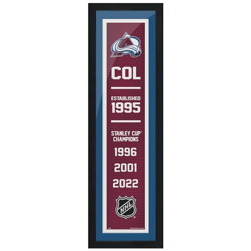 Mustang Product Colorado Avalanche 6x22 Empire Framed Sign