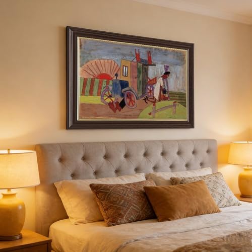Impression sur toile Breakdown William H. Johnson décoration murale salon et bureau zen