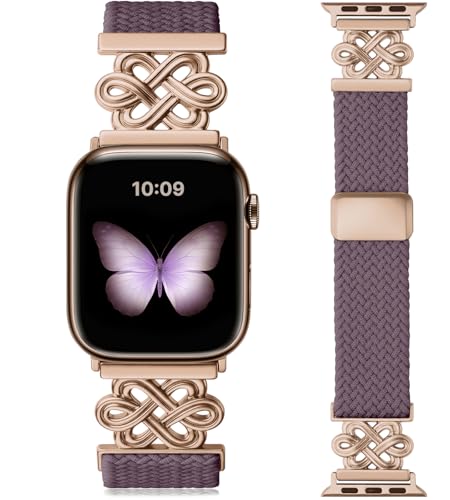Image of Fullmosa Magnetic Knot Braided Nylon Strap for Apple Watch 38 40 41 42mm