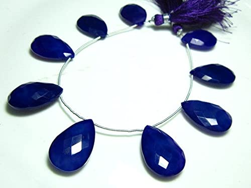 Purple chalcedony pear briolettes pour créer vos bijoux d'été