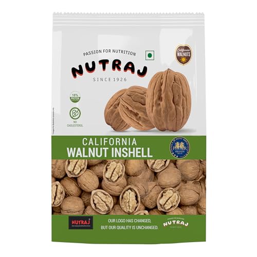 Image of Nutraj California Inshell Walnuts 500g | Akhrot | Dry Fruits | Nuts | Grocery Items.