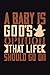 Produktbild A Baby Is Gods Opinion That Life Should Go On: Baby Lined Journal Notebook to Write In for Notes, To Do Lists, Notepad, College Ruled, Lined ... Log & Journal Valentine's Day Gift Unique