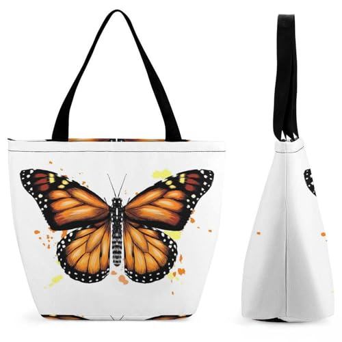 Sac à bandoulière papillon brun parfait pour vos sorties et virées shopping