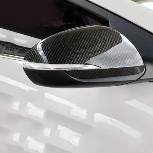Cacher rayures rétroviseur Hyundai Accent protection look carbone - 3