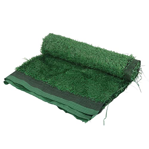 Césped artificial sintético exterior e interior: alfombra decorativa 1x2 m 3